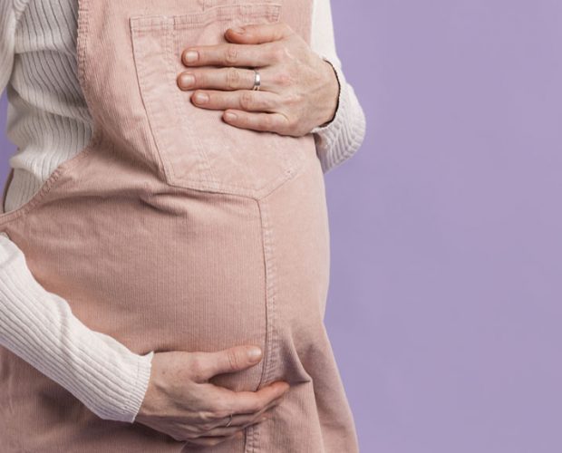 Tesettür hamile elbisesi