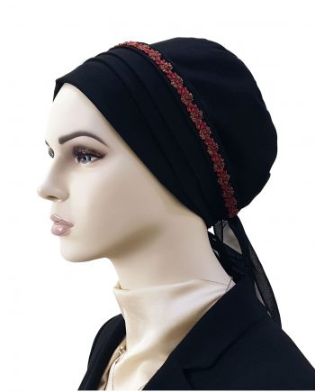bone taç siyah desen elegant